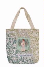 Willow Tree Angel of Prayer Tapestry Tote Bags
