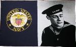 Navy Personalized Photo Throw ™