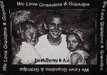 We Love Our Grandma and Grandpa Border Photo Throw ™