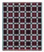 Brick Craft Plaid Tapestry Throw