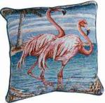 Pretty In Pink Tapestry Throw Pillow