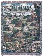Cades Cove, Tennessee Tapestry Throw