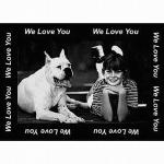 We Love You Border Photo Throw ™