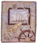 Sailing Tapestry Throw
