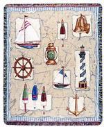 Set Sail Tapestry Throw