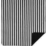  NEW Black & White Stripe Denali Microplush ® Blanket