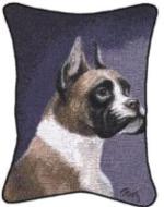 Pedigree Boxer Dog Tapestry Throw Pillow