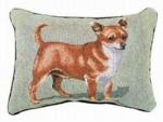 Pedigree Chihuahua Tapestry Throw Pillow
