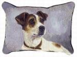 SALE Pedigree Jack Russell Terrier Tapestry Throw Pillow