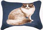 SALE Rag Doll Cat Tapestry Throw Pillow