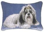 Pedigree Shih Tzu Tapestry Throw Pillow
