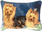 Pedigree Yorkie Tapestry Throw Pillow
