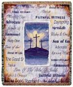 His Holy Name Tapestry Blanket