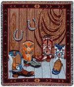 Party Boots Tapestry Throw