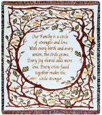 Family Circle Tapestry Throw