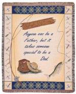 A Special Dad Tapestry Throw