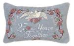 25th Anniversary Pillow Talk Tapestry Pillow