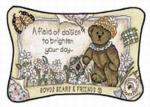 Boyds Bear Daisy Fields Pillow Talk Tapestry Pillow