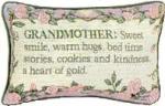 Grandmother Pillow Talk Tapestry Pillow