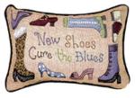New Shoes Cure The Blues Pillow Talk Tapestry Pillow