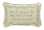 You'll Always Be My Best Friend Pillow Talk Tapestry Pillow