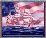 U.S.C.G.C. Eagle Tapestry Throw