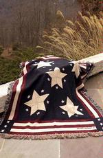 Long May It Wave Tapestry Throw