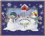 Holiday Snowmen Tapestry Throws