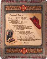 Firefighter Tapestry Throw Blankets
