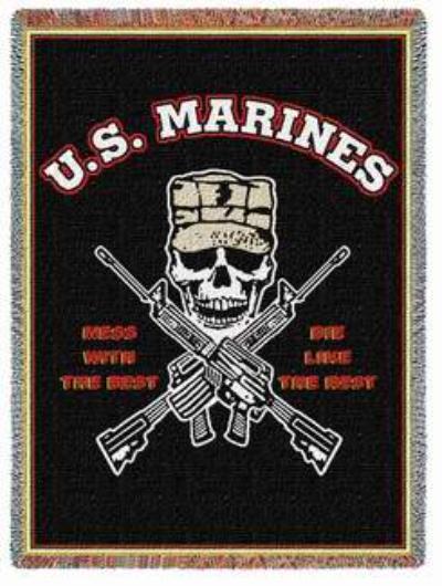 A Wonderful Selection Of Us Marines Cotton Military Furniture Throws Throw Blankets Tapestries For The Marine In Your Family Cindy S Throws