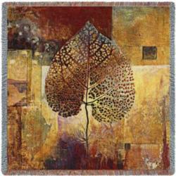 Abstract Autumn Tapestry Throw