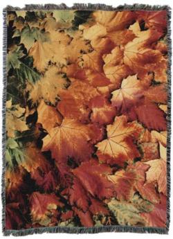Fall Leaves Tapestry Throw