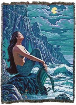 Mermaid - Serenity  Throw