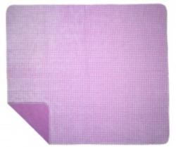 Baby Denali Gingham Lilac Microplush ® Blanket