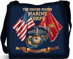 US Marine Corps Land, Sea & Air Tote Bags