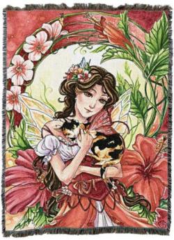 Fairy - Hibiscus Fairy Throw