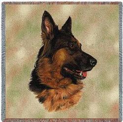 German Shepherd Lap Tapestry Throw