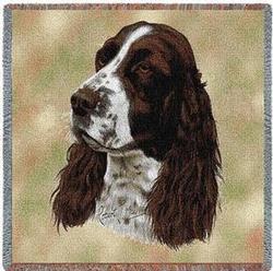 Springer Spaniel Lap Tapestry Throw