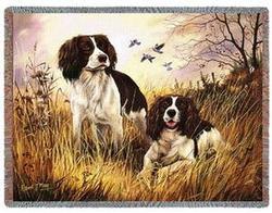 Springer Spaniel Tapestry Throw