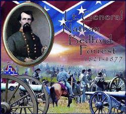 Nathan Bedford Forrest Tapestry Throw