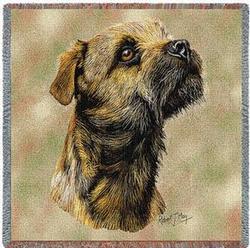 Border Terrier Lap Tapestry Throw