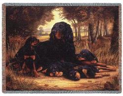 Gordon Setter Tapestry Throw