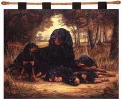 Gordon Setter Tapestry Wall Hanging