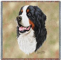 Bernese Mountain Dog  Lap Tapestry Throw