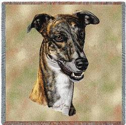 Greyhound Lap Tapestry Throw