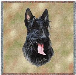 Scottie Lap Tapestry Throw