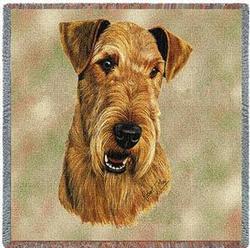 Airedale Lap Tapestry Throw
