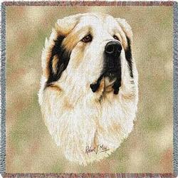 Great Pyrenees Lap Tapestry Throw