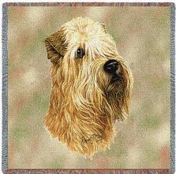 Wheaton Terrier Lap Square Tapestry Throw
