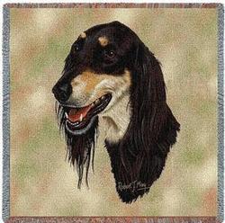 Saluki Lap Tapestry Throw